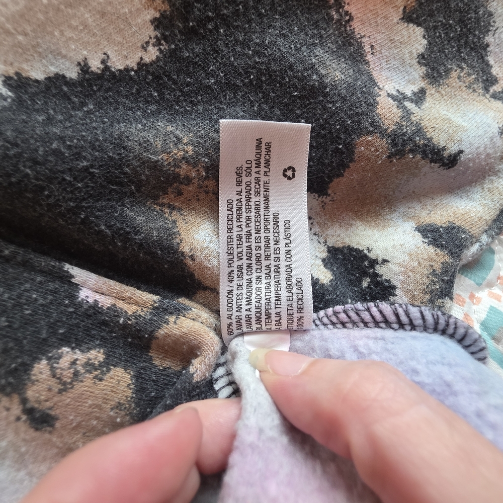 wild fable Tie-Dye Cropped Hoodie - Picture 9 of 10